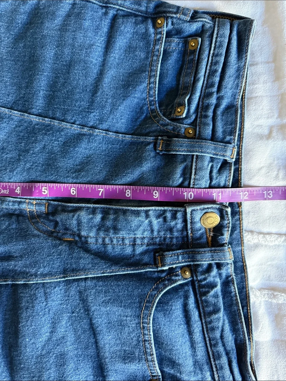 J.Crew Wide Leg Trouser Jean High Rise Medium Wash Denim Size 25